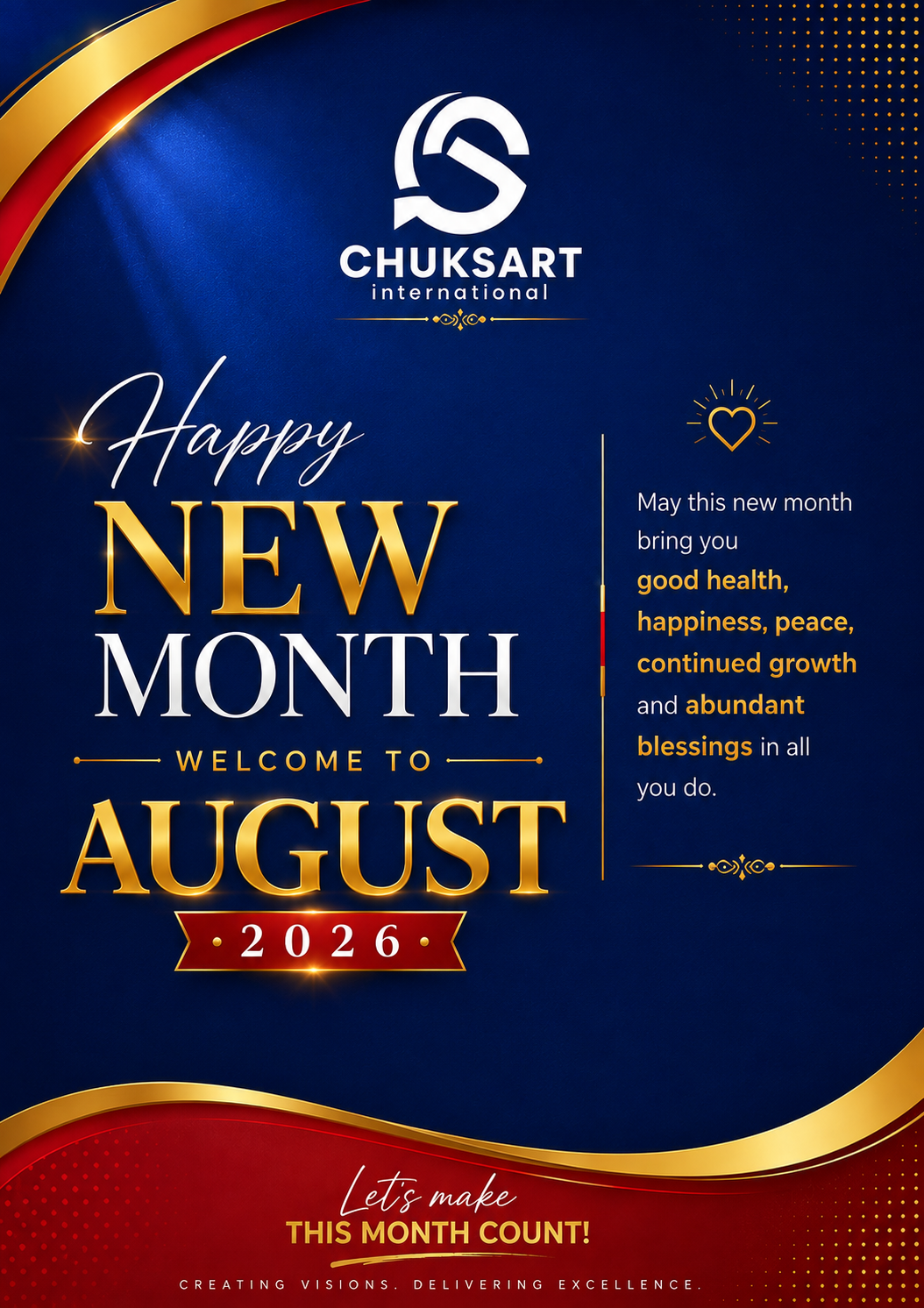 Chuksart International professional websites and graphics flyer